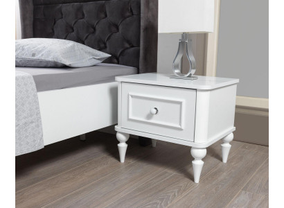 Bedside table Children Side Children's Room Wood Design Modern Furniture White