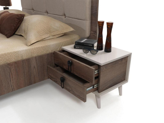 Bedroom Bedside table Modern Bedside tables Furniture Wood Luxury Side Tables
