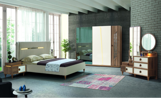 Bedroom Bedside table Side table Design Modern new Brown Wood