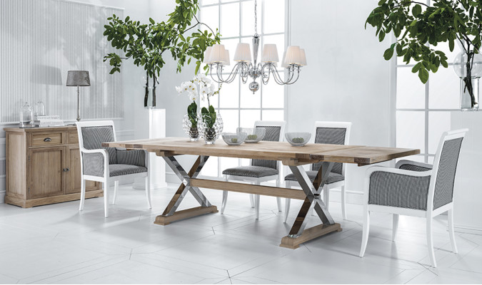 Design Dining table Classic r Wood Tables Extendable Living room luxury