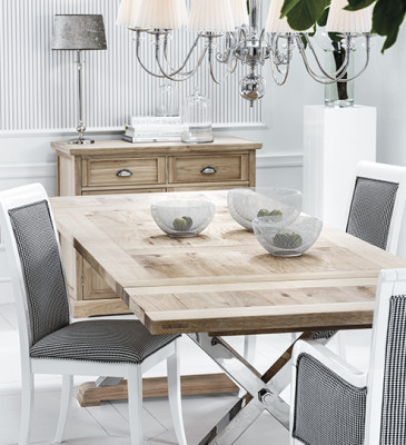 Design Dining table Classic r Wood Tables Extendable Living room luxury