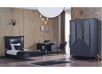 Wardrobe Wardrobe Furniture Bedroom Cabinets Wood Loft Furnishings Black