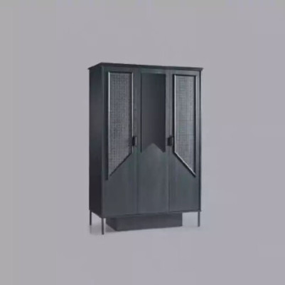 Wardrobe Wardrobe Furniture Bedroom Cabinets Wood Loft Furnishings Black