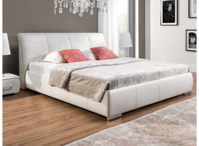 Upholstered bed Beds Bed Upholstery Leather Textile Designer Hotel Double Luxury
