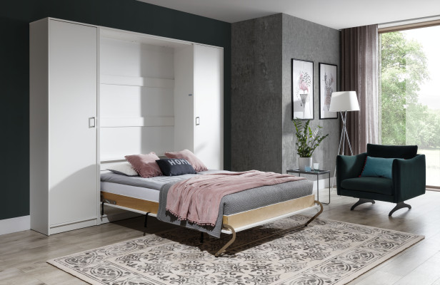 XXL Wardrobe Bed Wardrobe Wall Cabinet Beds 90/120/140x200 Cabinets