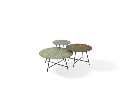 Set 3x Coffee tables Coffee table Design Tables Living room tables Round