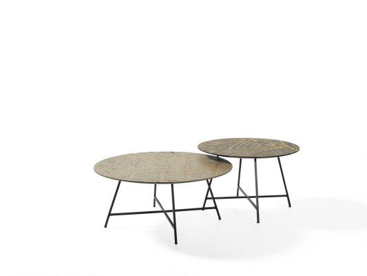 Set 3x Coffee tables Coffee table Design Tables Living room tables Round
