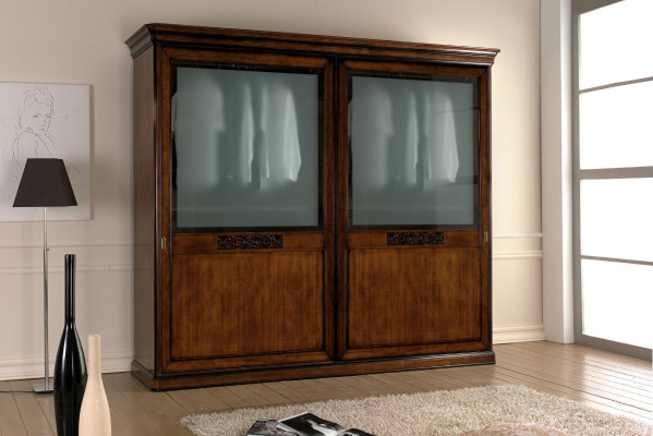 Wardrobe Wooden Cabinet Wardrobe Solid Bedroom Furniture Wood Real wood new