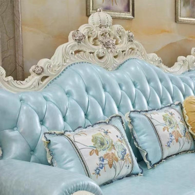 Corner sofa Sofa Living landscape Blue e Couch Corner suite Chesterfield