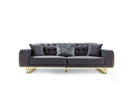 sofa Luxury Furniture Living room Feet 240cm Couch Sofas Couches 3 Seater
