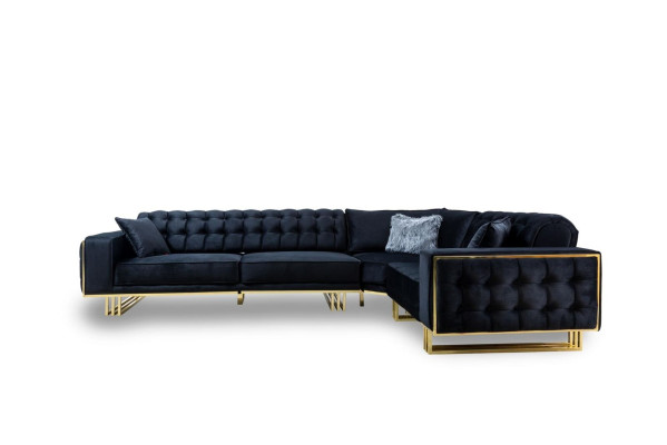 Exclusive Corner sofa Modern L-shape Designer Style Furniture Living room Corner suite