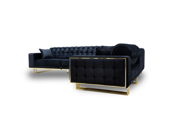 Exclusive Corner sofa Modern L-shape Designer Style Furniture Living room Corner suite