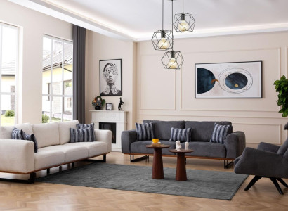 Design Sofa set Living room Set Modern Sets 4+3+1 Seat 3-piece.