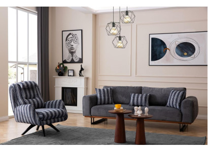 Living room set Designer Sofa set 4 +1 Seater Suite Couches Furniture 2-piece.