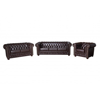 Chesterfield Sofa set 3+2+1 Yorki Couch Upholstery Set Sofas Couches new