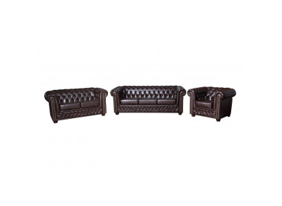 Chesterfield Sofa set 3+2+1 Yorki Couch Upholstery Set Sofas Couches new