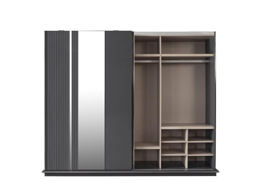 Complete bedroom furniture Double bed 2x Bedside tables Luxury Wardrobe