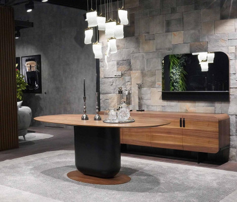 Dining table Design Table Modern Furniture Dining room Wood Design Luxury Furnishings new