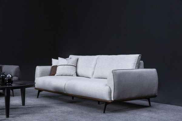 Sofa set three-seater armchair set design modern upholstered sofa textile