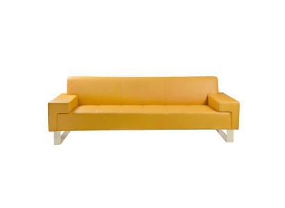 Yellow 2-Seater Sofa Upholstery Living room Couch Two-seater Stylish 2-seater