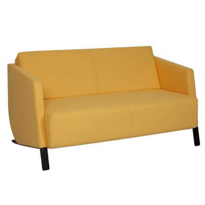 Yellow 2-Seater Modern Living room Upholstery Textile Couches Luxury 2-seater new