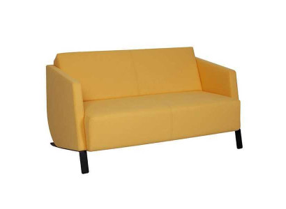 Yellow 2-Seater Modern Living room Upholstery Textile Couches Luxury 2-seater new