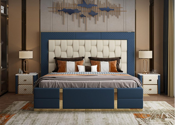 Design box spring bed Modern Beds Bed Double bed Hotel Luxury 180x200 new