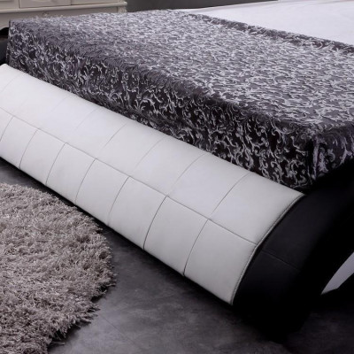 Design Bed Big Beds Leather Hotel Upholstery 180x200 Multifunction Shelf