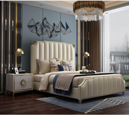 Bed Design Double bed Luxury Beds Upholstery Bedroom Furniture 180x200