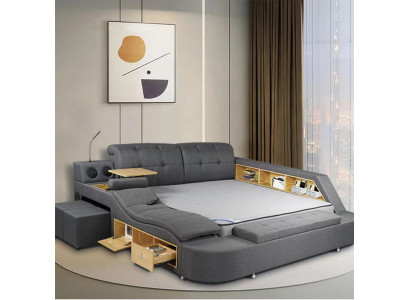 Multifunction Bed Double Beds Modern 180x200cm Beds Bedroom