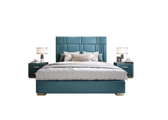Luxury Bedroom Bed Design Upholstery Double Hotel Beds Furniture 180x200