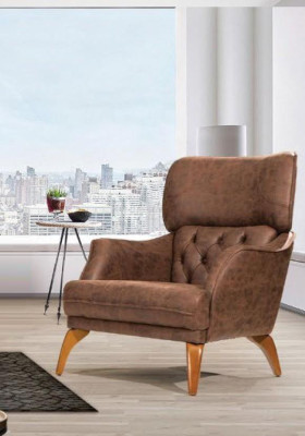 Modern Chesterfield couch set three-seater luxury sofas armchair yellow 2-piece