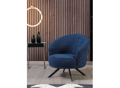 Modern armchair stainless steel furniture wing chair living room furniture single seater