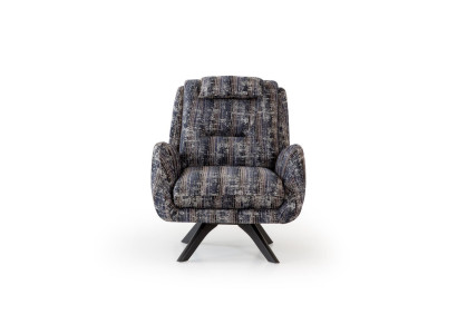Armchair Modern Gray Living room Seat Furniture Textile Luxury Design Furniture Lounge Club