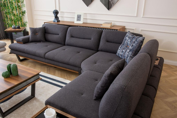 Stylish set living room modern sofa set corner suite 3-piece couches
