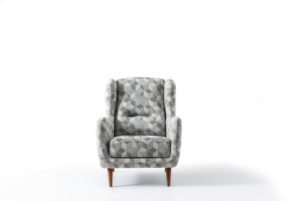 Set 2 pcs Living room Sofa set Three-seater Sofa Modern Armchair Textile