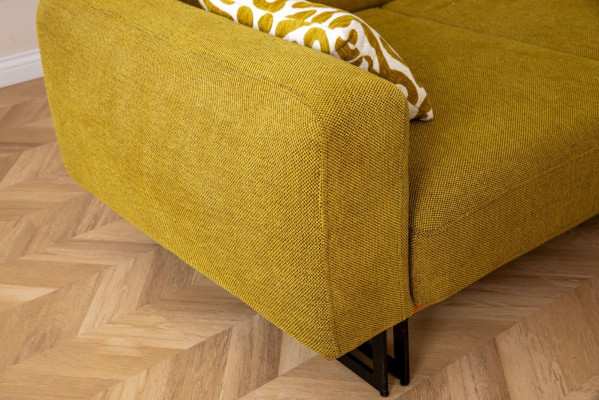 Italian Sofa Couch Upholstery 4 Seater Furniture 270cmTextile Couches new