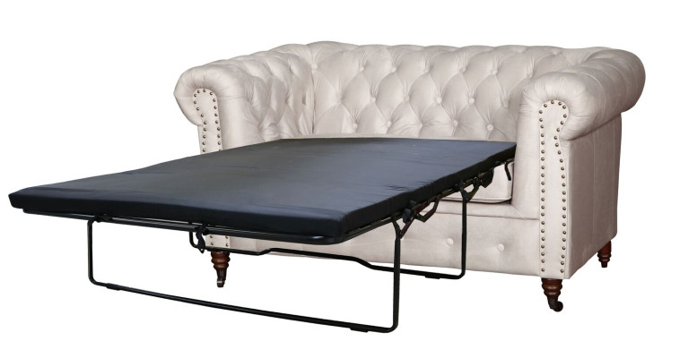 Chesterfield 2 Seater Sofa Office Couch with Bed function Sofas Couches Two-seater