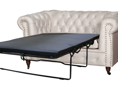 Chesterfield 2 Seater Sofa Office Couch with Bed function Sofas Couches Two-seater