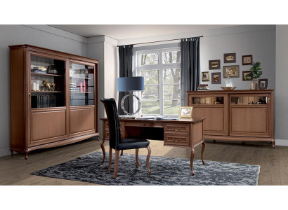 Office Furniture Shelf Desk Chest of drawers Armchair Display case Complete 4pcs.