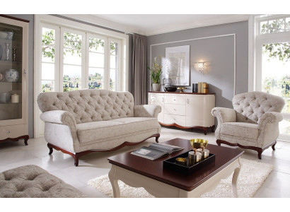 Seat cushions Chesterfield sofa set sofa couch 2 pieces. Sofas Couches 3+1
