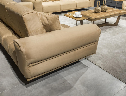 Luxury sofa set cream sofa couch 3+3+1 + coffee table 4 pieces. Couch set