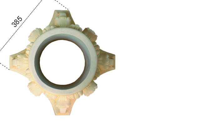 Column foot border stand foot round round new support for column circular shape 9030