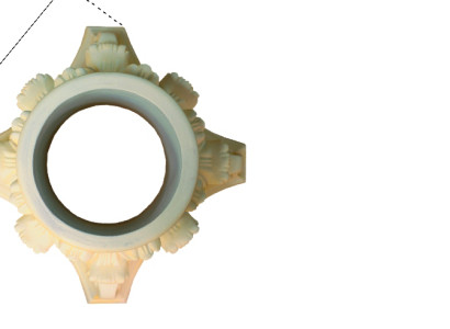 Column foot border stand foot round round new support for column circular shape 9030