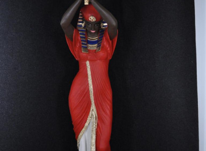 Floor lamp sculpture figure lamps light fixture Egypt statue figures sculptures decoration