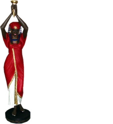 Design floor lamp Egyptian woman figure standing lamp lights standing lamps figure