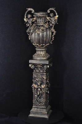 Design Flower Pot Decoration XXL Vase Vases Handcraft Decorative Chalice Cup 70cm