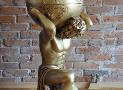 Antique Style Classic r Globe Atlas Mini Bar Bar Wine Shelf Statue Sculpture Decoration