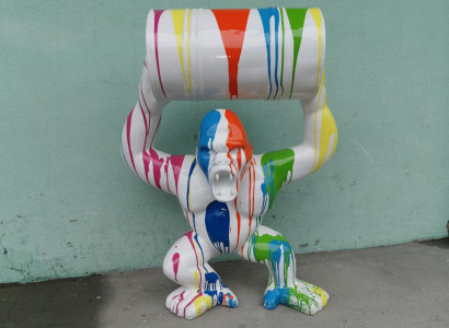 Abstract Figure Statue Modern Figures Statues Gorilla Sculptures Decoration Garden