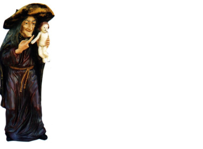 Design Baba Yaga WITCH Figure Statue Sculpture Figures Sculptures Decoration Decoration